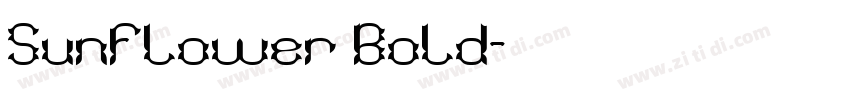 Sunflower Bold字体转换